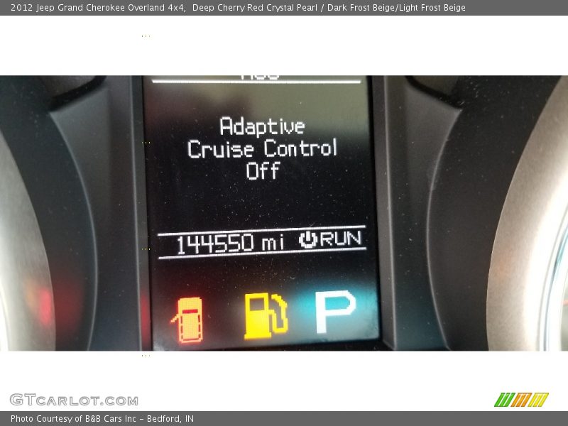 Deep Cherry Red Crystal Pearl / Dark Frost Beige/Light Frost Beige 2012 Jeep Grand Cherokee Overland 4x4