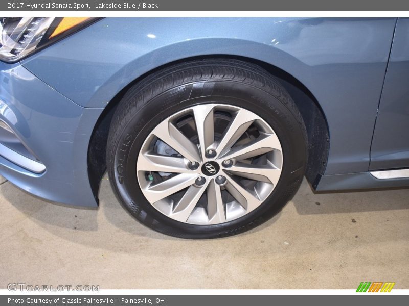 Lakeside Blue / Black 2017 Hyundai Sonata Sport