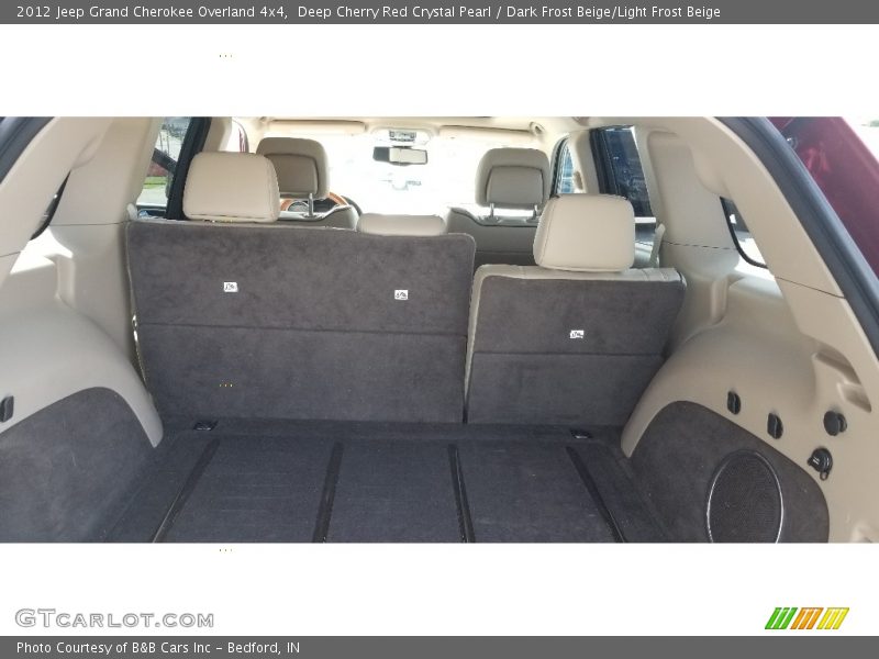 Deep Cherry Red Crystal Pearl / Dark Frost Beige/Light Frost Beige 2012 Jeep Grand Cherokee Overland 4x4