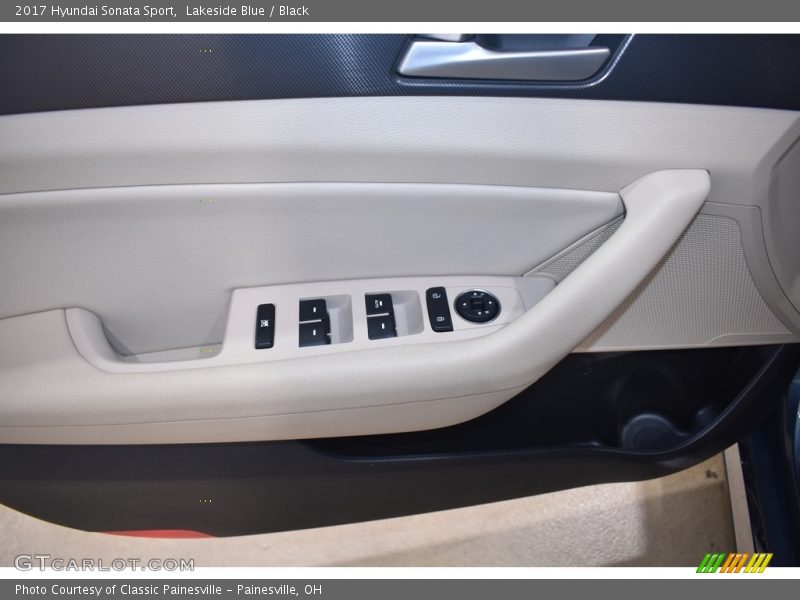 Lakeside Blue / Black 2017 Hyundai Sonata Sport