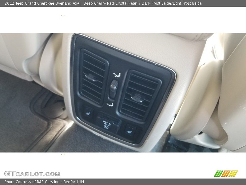 Deep Cherry Red Crystal Pearl / Dark Frost Beige/Light Frost Beige 2012 Jeep Grand Cherokee Overland 4x4