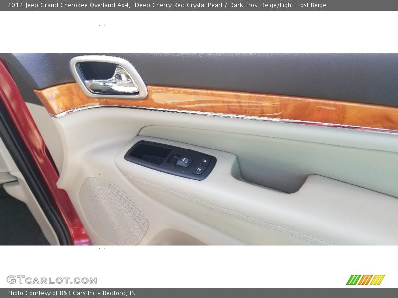 Deep Cherry Red Crystal Pearl / Dark Frost Beige/Light Frost Beige 2012 Jeep Grand Cherokee Overland 4x4