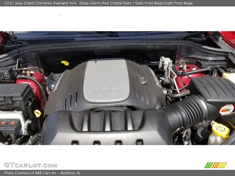 Deep Cherry Red Crystal Pearl / Dark Frost Beige/Light Frost Beige 2012 Jeep Grand Cherokee Overland 4x4