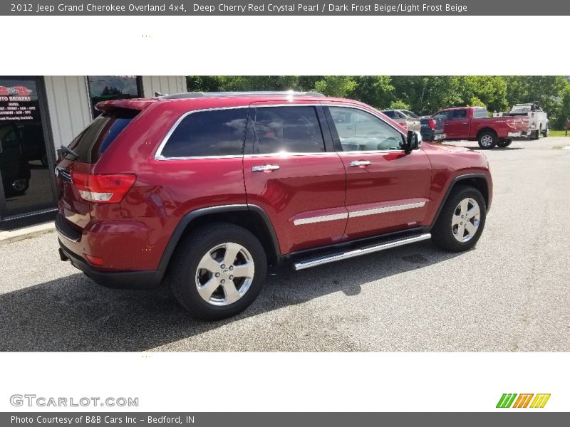 Deep Cherry Red Crystal Pearl / Dark Frost Beige/Light Frost Beige 2012 Jeep Grand Cherokee Overland 4x4