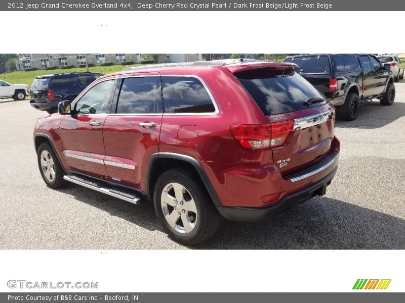 Deep Cherry Red Crystal Pearl / Dark Frost Beige/Light Frost Beige 2012 Jeep Grand Cherokee Overland 4x4