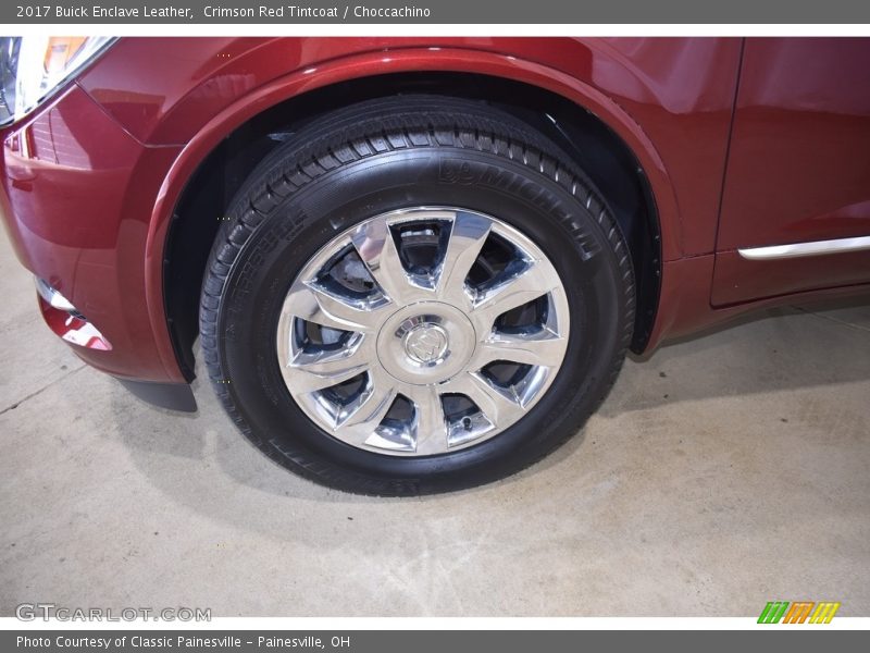 Crimson Red Tintcoat / Choccachino 2017 Buick Enclave Leather