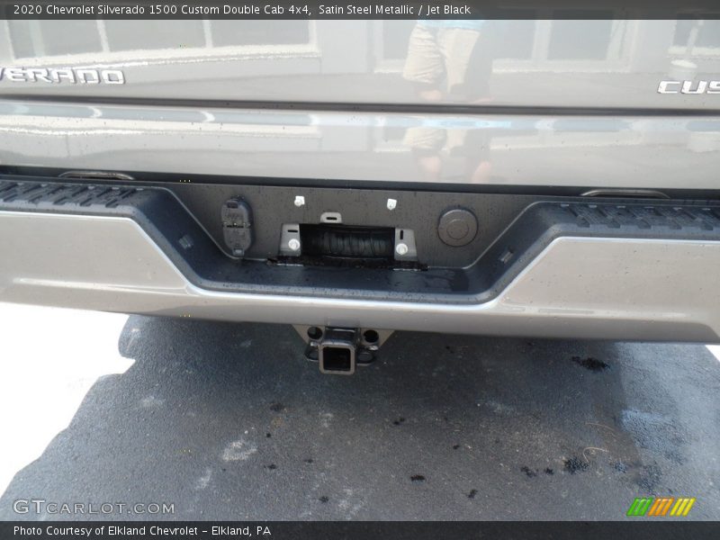 Satin Steel Metallic / Jet Black 2020 Chevrolet Silverado 1500 Custom Double Cab 4x4