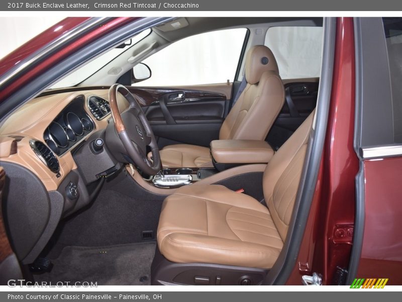 Crimson Red Tintcoat / Choccachino 2017 Buick Enclave Leather
