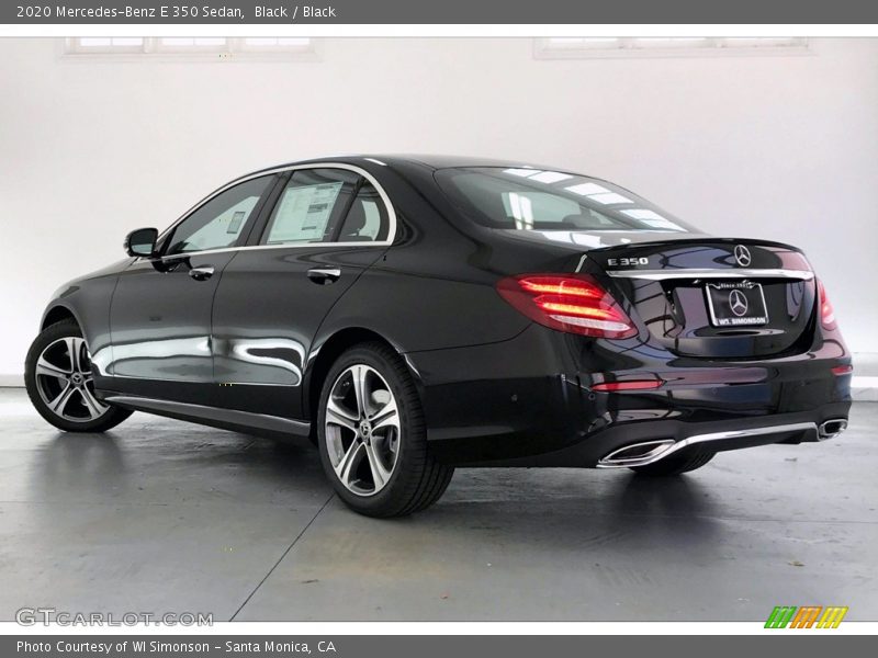 Black / Black 2020 Mercedes-Benz E 350 Sedan