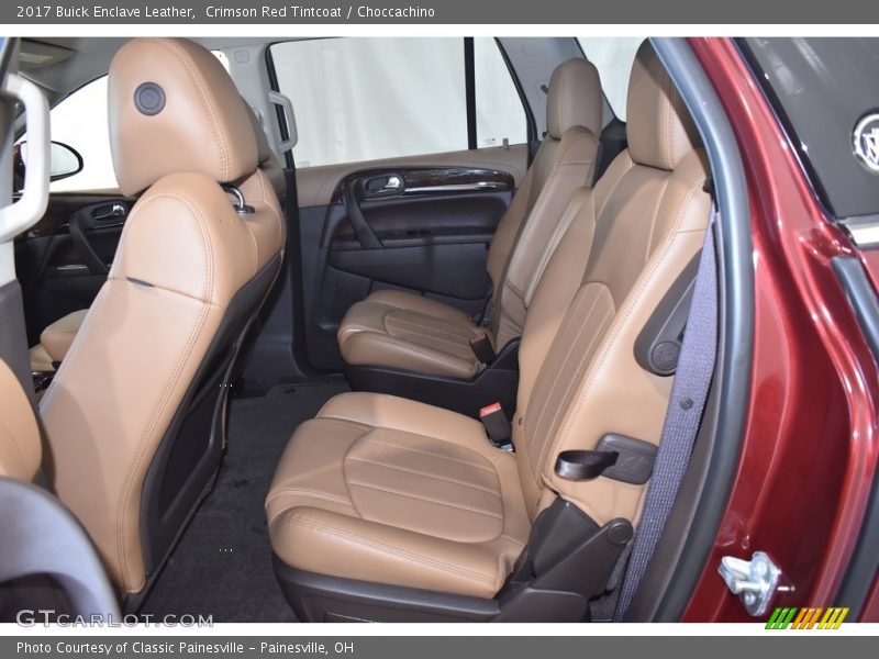 Crimson Red Tintcoat / Choccachino 2017 Buick Enclave Leather