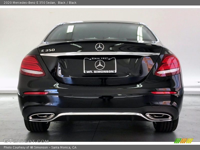 Black / Black 2020 Mercedes-Benz E 350 Sedan