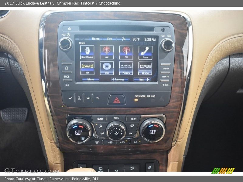 Crimson Red Tintcoat / Choccachino 2017 Buick Enclave Leather