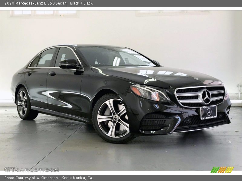 Black / Black 2020 Mercedes-Benz E 350 Sedan