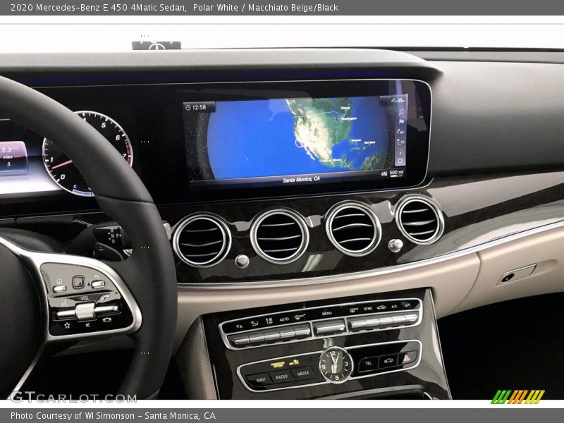 Polar White / Macchiato Beige/Black 2020 Mercedes-Benz E 450 4Matic Sedan