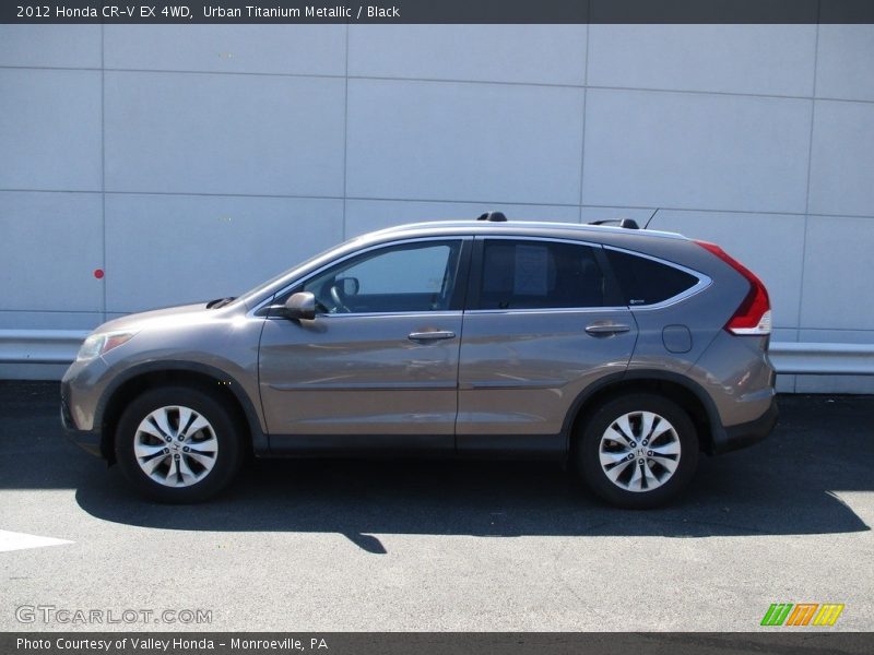 Urban Titanium Metallic / Black 2012 Honda CR-V EX 4WD