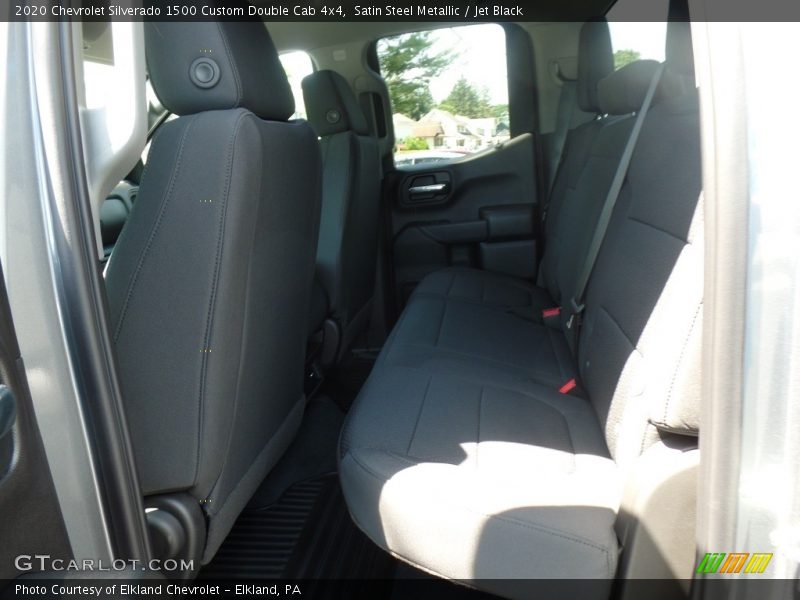 Satin Steel Metallic / Jet Black 2020 Chevrolet Silverado 1500 Custom Double Cab 4x4
