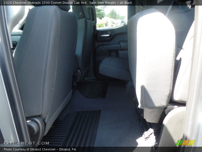 Satin Steel Metallic / Jet Black 2020 Chevrolet Silverado 1500 Custom Double Cab 4x4