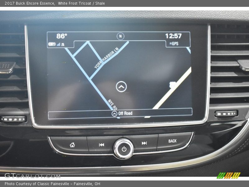 White Frost Tricoat / Shale 2017 Buick Encore Essence