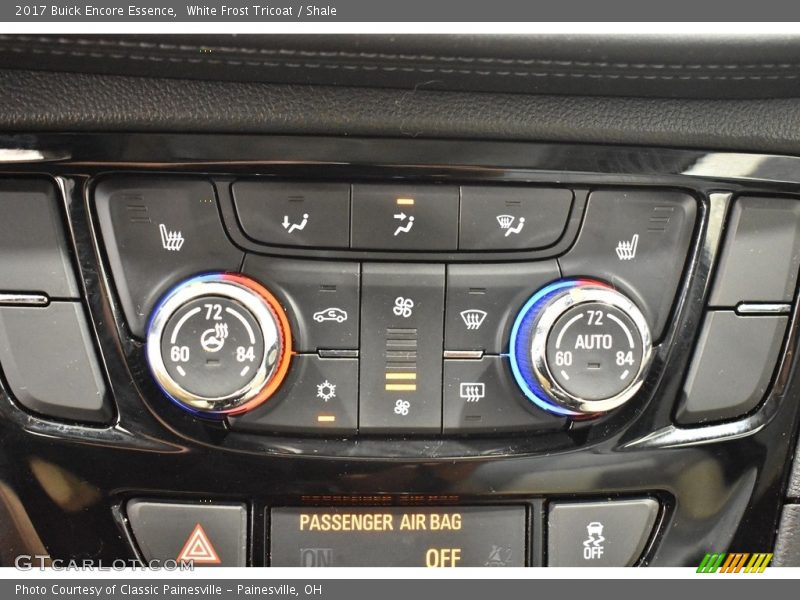 Controls of 2017 Encore Essence