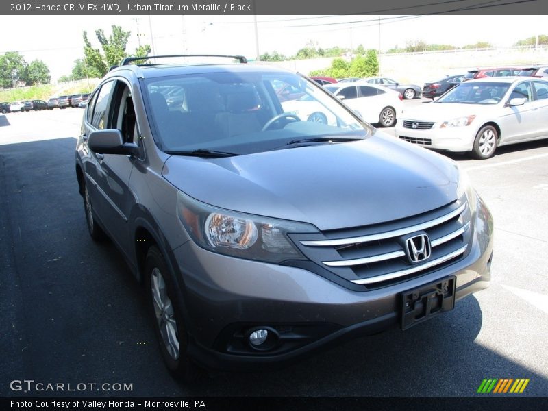 Urban Titanium Metallic / Black 2012 Honda CR-V EX 4WD