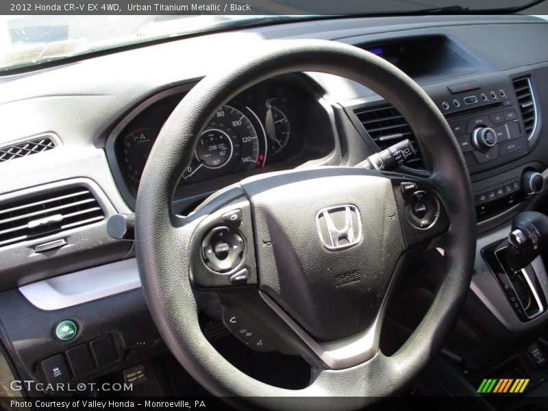 Urban Titanium Metallic / Black 2012 Honda CR-V EX 4WD