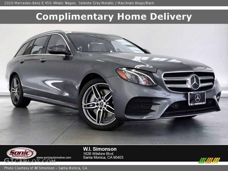 Selenite Grey Metallic / Macchiato Beige/Black 2020 Mercedes-Benz E 450 4Matic Wagon