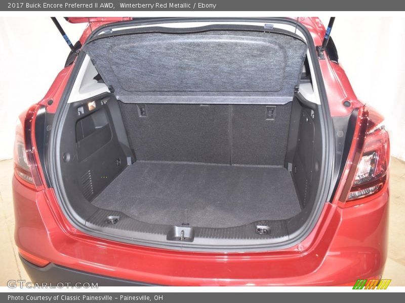 Winterberry Red Metallic / Ebony 2017 Buick Encore Preferred II AWD