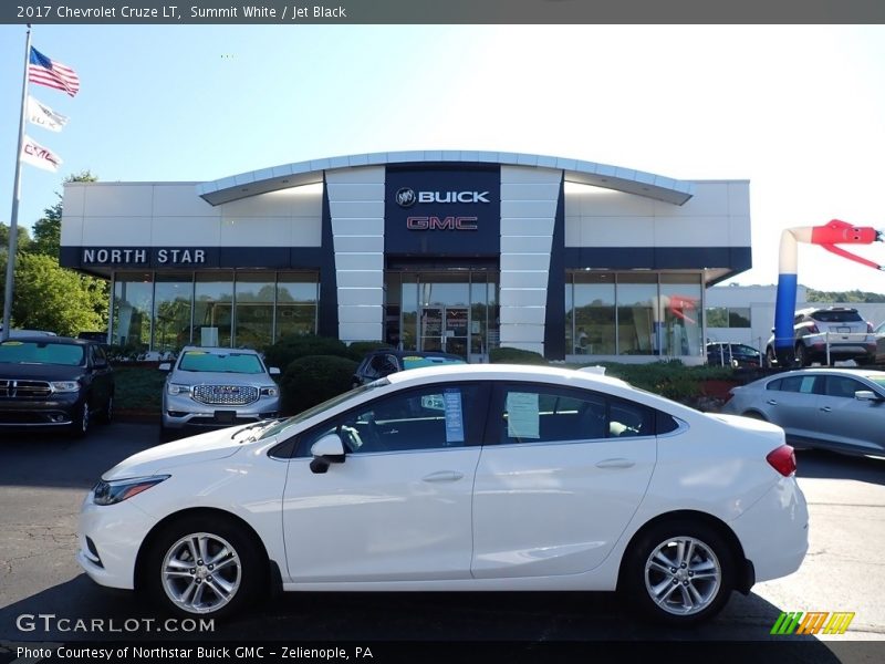 Summit White / Jet Black 2017 Chevrolet Cruze LT