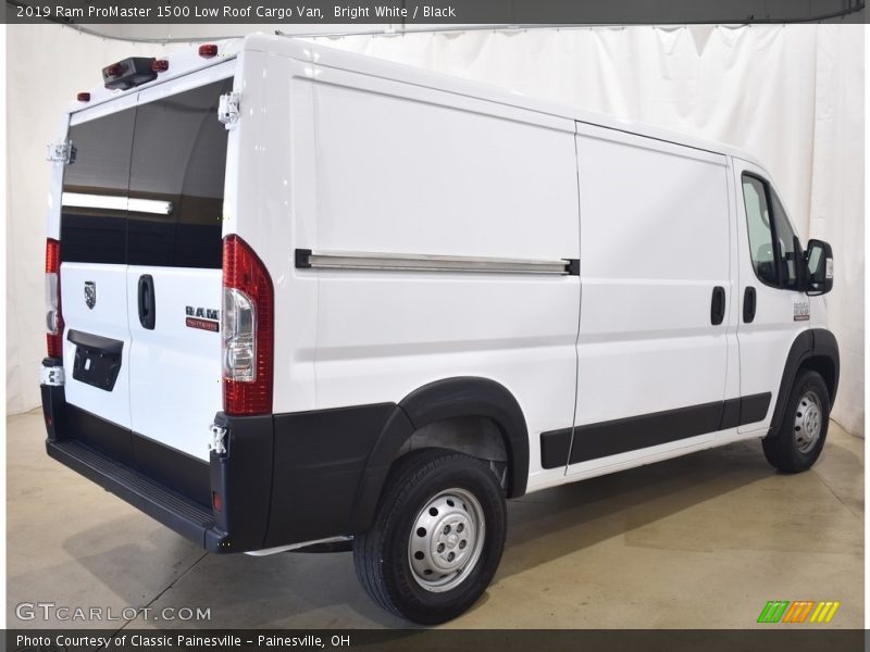 Bright White / Black 2019 Ram ProMaster 1500 Low Roof Cargo Van