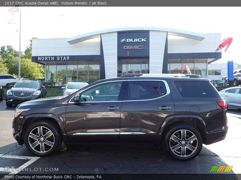 Iridium Metallic / Jet Black 2017 GMC Acadia Denali AWD