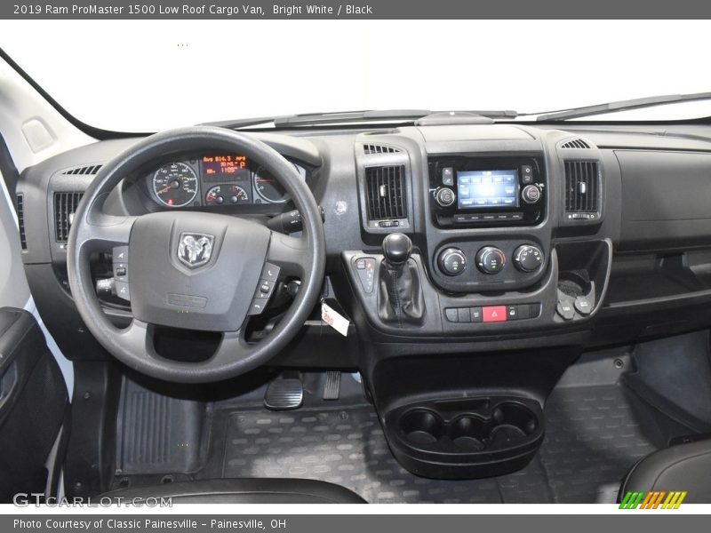 Bright White / Black 2019 Ram ProMaster 1500 Low Roof Cargo Van