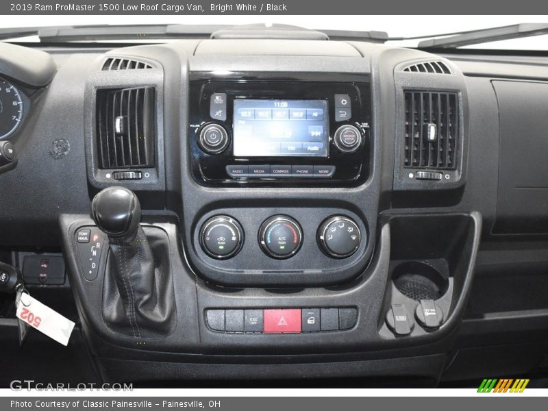 Bright White / Black 2019 Ram ProMaster 1500 Low Roof Cargo Van