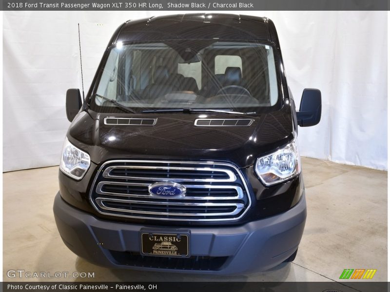 Shadow Black / Charcoal Black 2018 Ford Transit Passenger Wagon XLT 350 HR Long