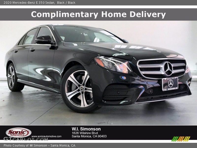 Black / Black 2020 Mercedes-Benz E 350 Sedan