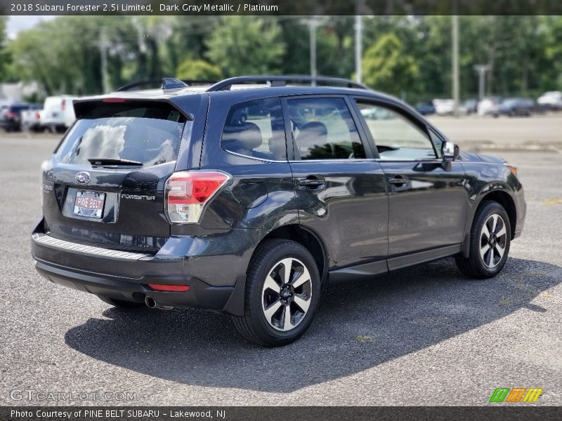 Dark Gray Metallic / Platinum 2018 Subaru Forester 2.5i Limited