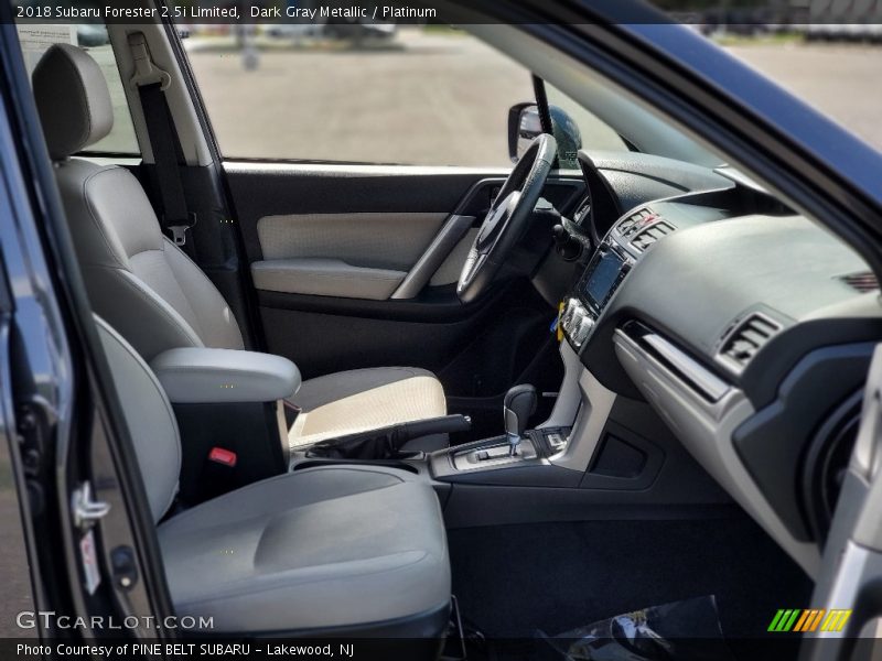 Dark Gray Metallic / Platinum 2018 Subaru Forester 2.5i Limited