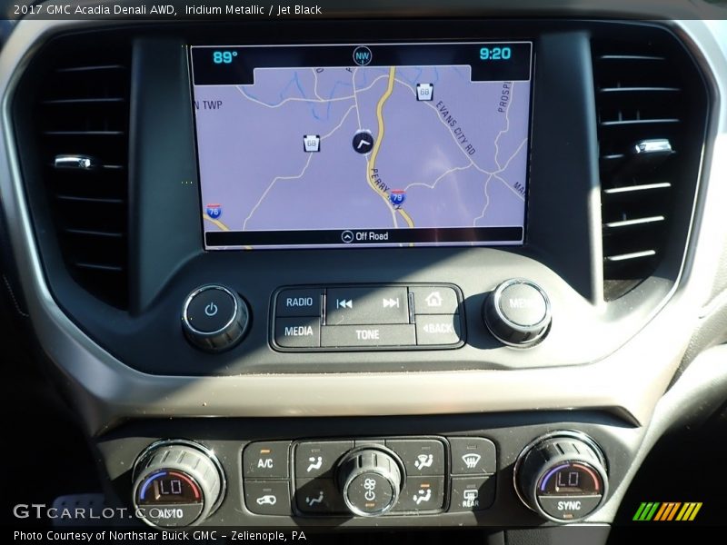 Iridium Metallic / Jet Black 2017 GMC Acadia Denali AWD