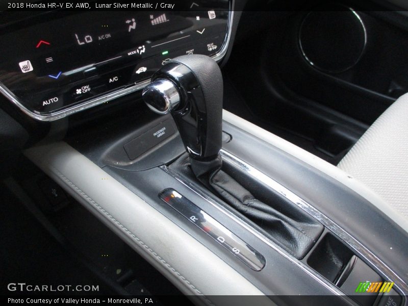 Lunar Silver Metallic / Gray 2018 Honda HR-V EX AWD