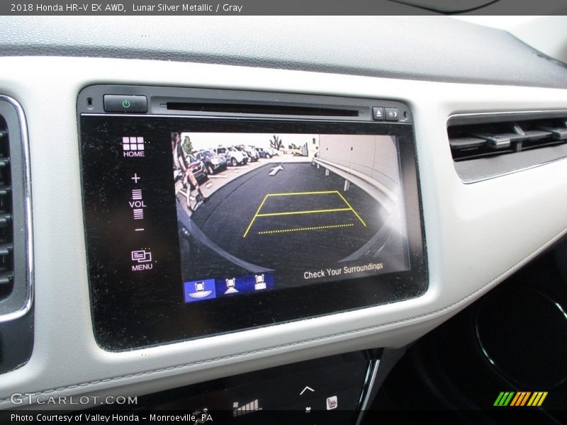 Lunar Silver Metallic / Gray 2018 Honda HR-V EX AWD