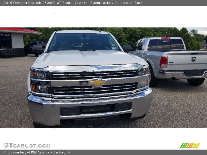 Summit White / Dark Ash/Jet Black 2016 Chevrolet Silverado 2500HD WT Regular Cab 4x4