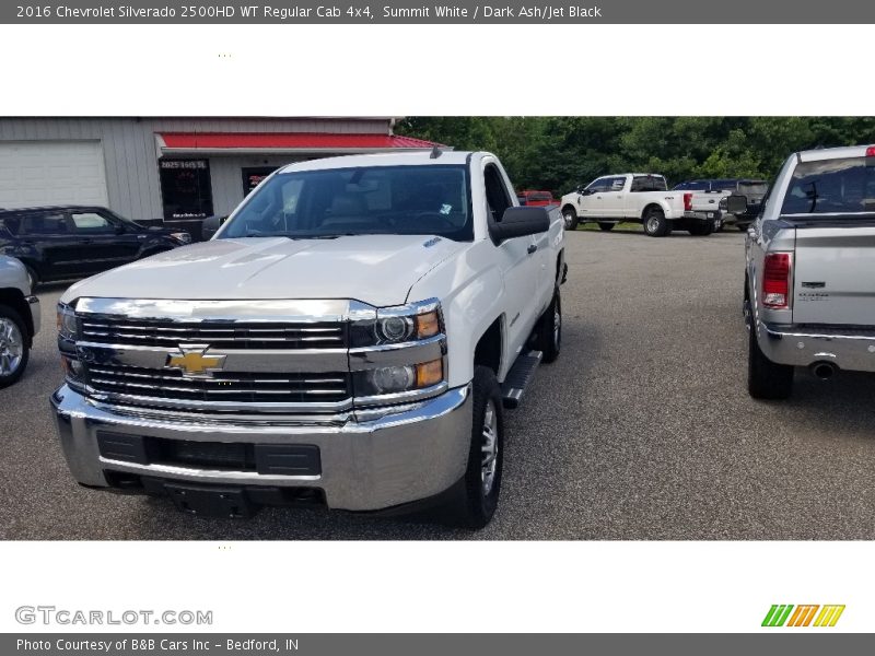 Summit White / Dark Ash/Jet Black 2016 Chevrolet Silverado 2500HD WT Regular Cab 4x4