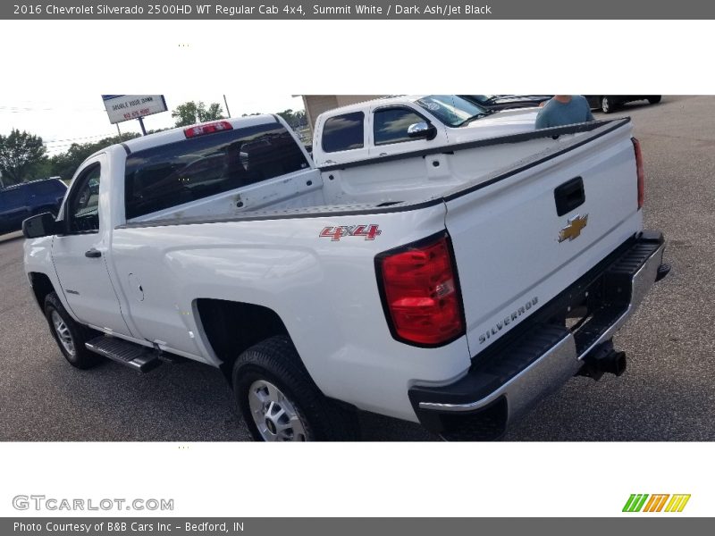 Summit White / Dark Ash/Jet Black 2016 Chevrolet Silverado 2500HD WT Regular Cab 4x4