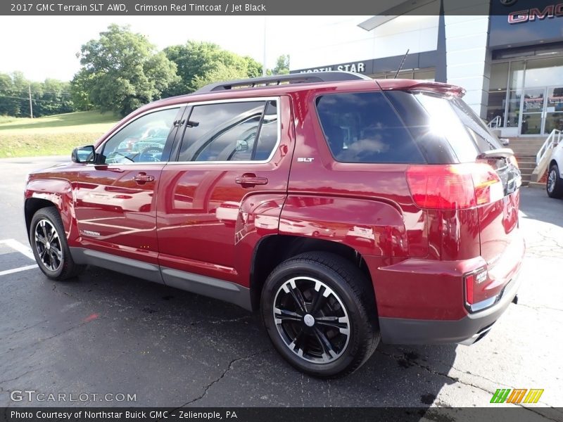 Crimson Red Tintcoat / Jet Black 2017 GMC Terrain SLT AWD