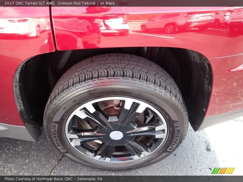 Crimson Red Tintcoat / Jet Black 2017 GMC Terrain SLT AWD