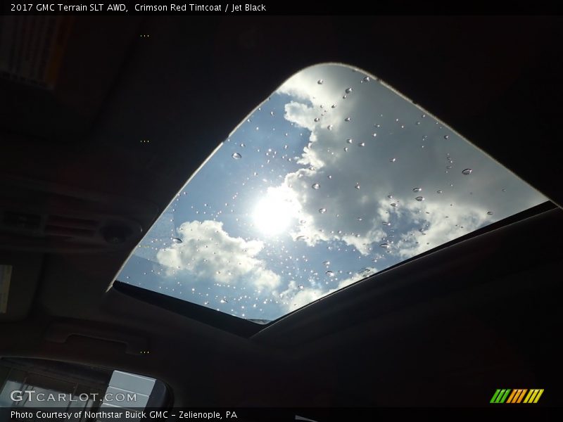 Crimson Red Tintcoat / Jet Black 2017 GMC Terrain SLT AWD