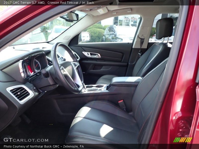 Crimson Red Tintcoat / Jet Black 2017 GMC Terrain SLT AWD