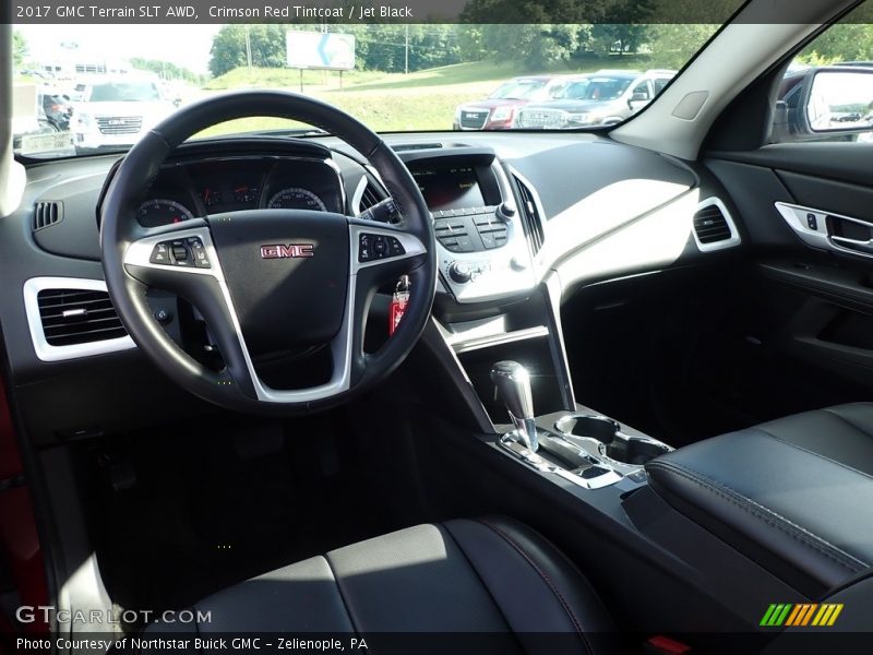 Crimson Red Tintcoat / Jet Black 2017 GMC Terrain SLT AWD