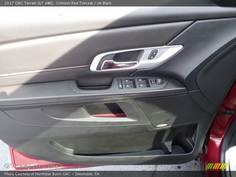 Crimson Red Tintcoat / Jet Black 2017 GMC Terrain SLT AWD