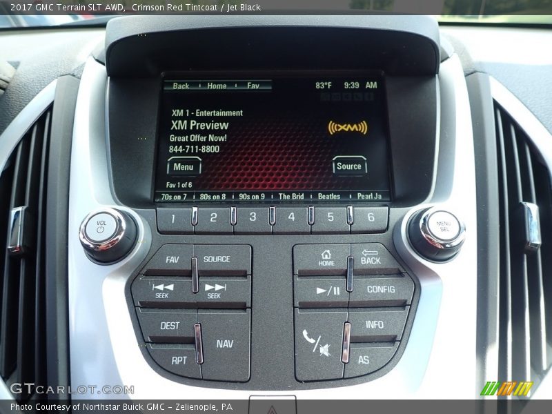 Crimson Red Tintcoat / Jet Black 2017 GMC Terrain SLT AWD