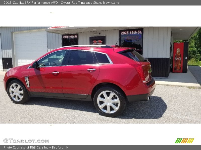 Crystal Red Tintcoat / Shale/Brownstone 2013 Cadillac SRX Performance AWD